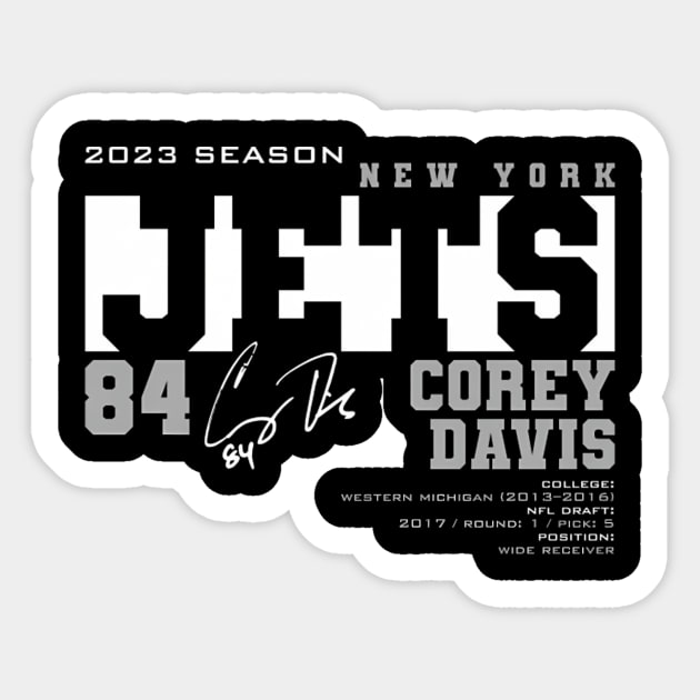 Davis - Jets - 2023 Sticker by keng-dela